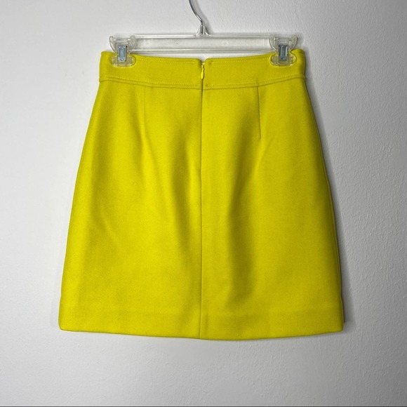 NEW J. Crew Patch pocket mini skirt in double-serge wool Sz 0 - Picture 3 of 8